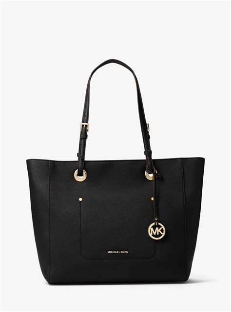 michael kors black saffiano bag|michael kors saffiano leather bag.